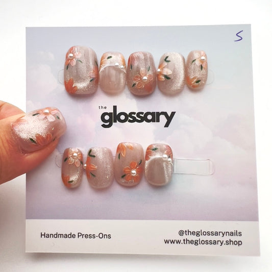 Silk Flower - Clementine