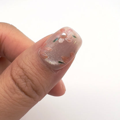 Silk Flower - Clementine